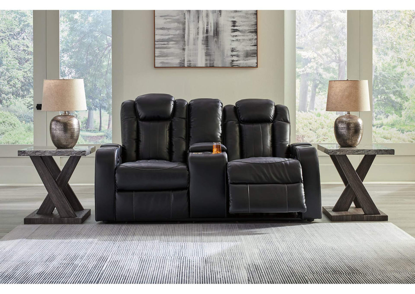 Caveman Den Power Sofa, Loveseat and Recliner