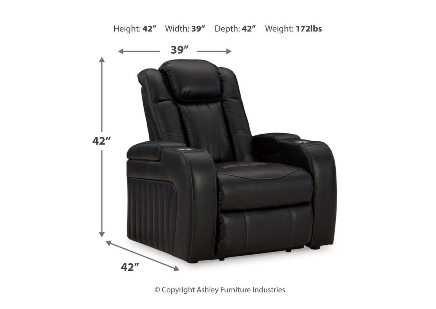 Caveman Den Power Sofa, Loveseat and Recliner