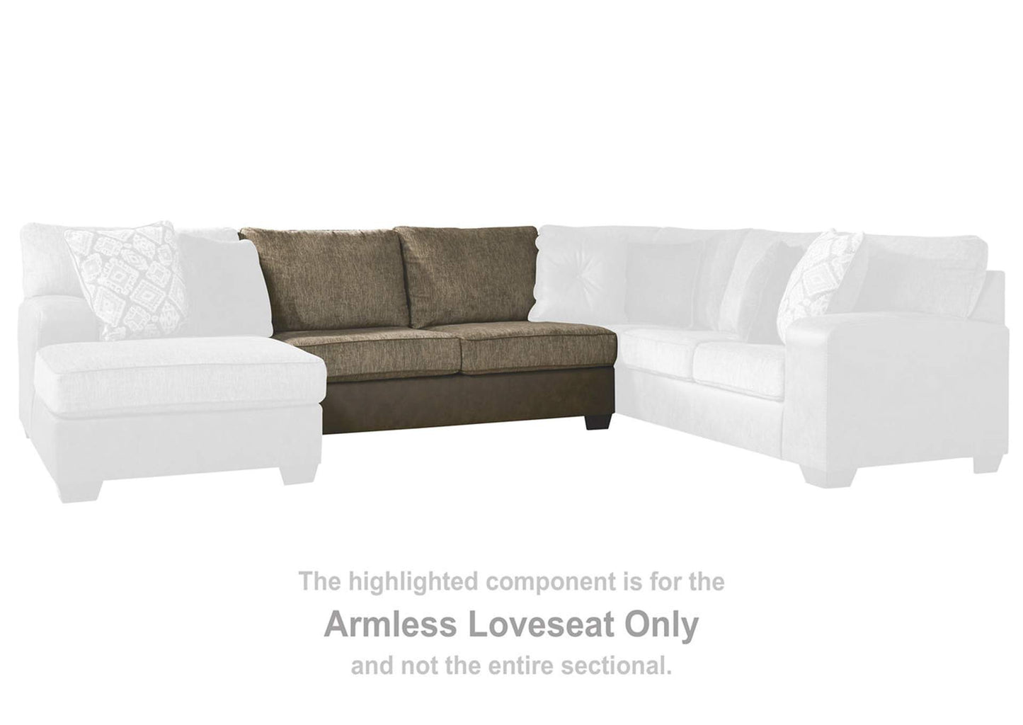 Abalone 3-Piece Sectional with Chaise