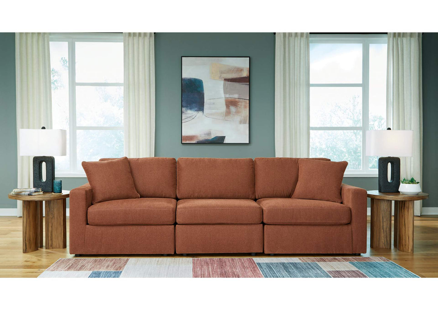 Modmax Performance Fabric Modular Sofa and Loveseat