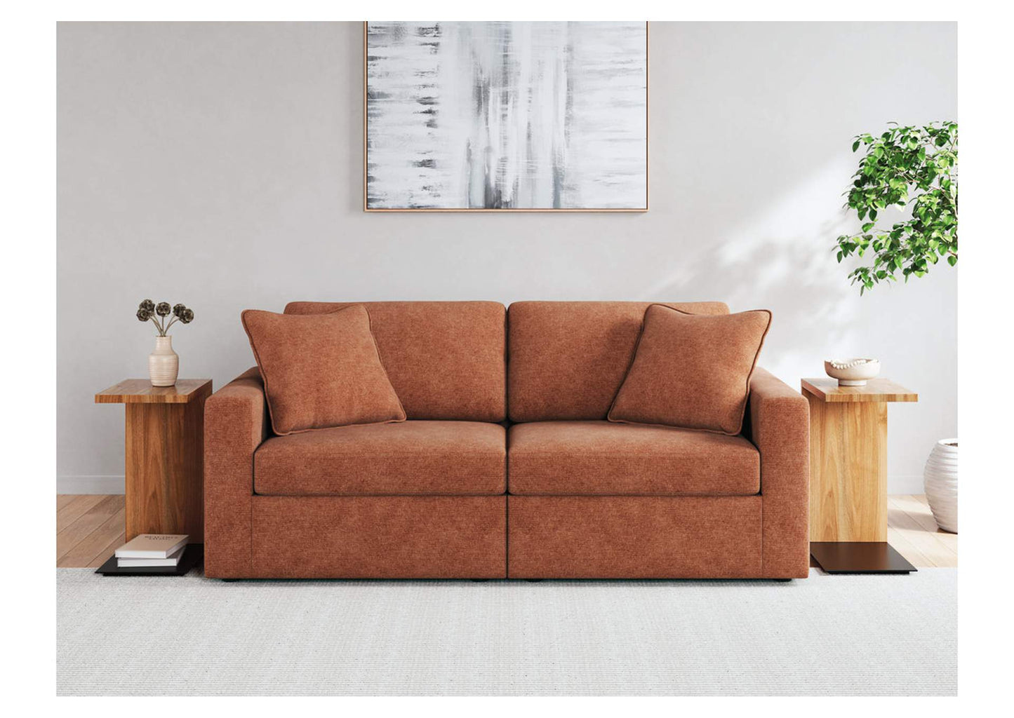 Modmax Performance Fabric Modular Sofa and Loveseat