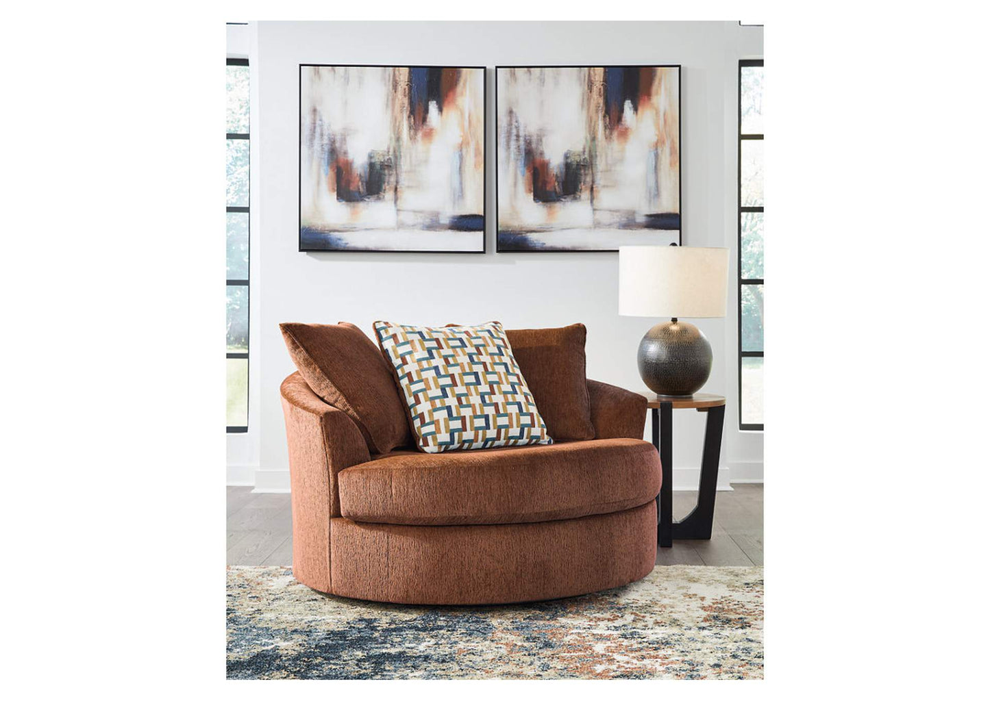 Laylabrook Oversized Swivel Accent Chair