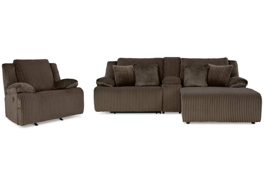 Top Tier Sectional Sofa and Recliner