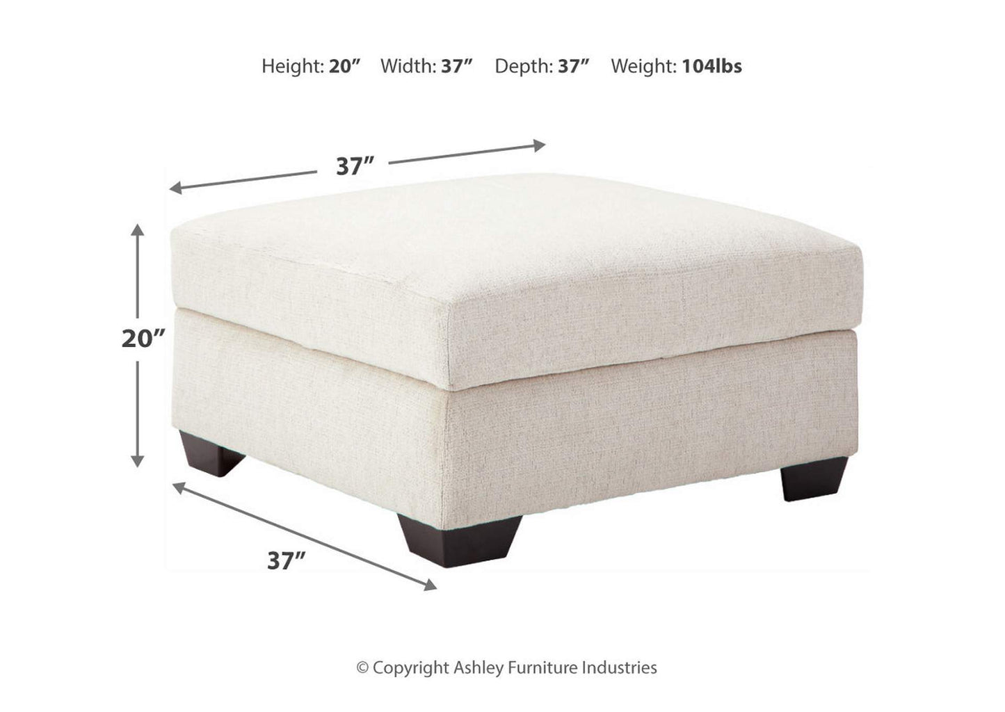 Cambri Ottoman With Storage