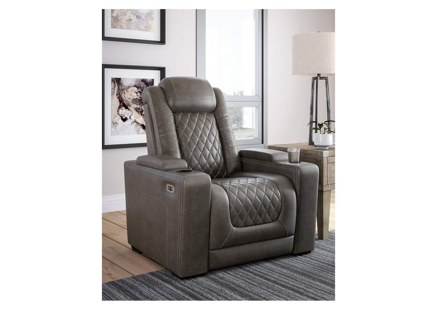 HyllMont Power Sofa, Loveseat and Recliner