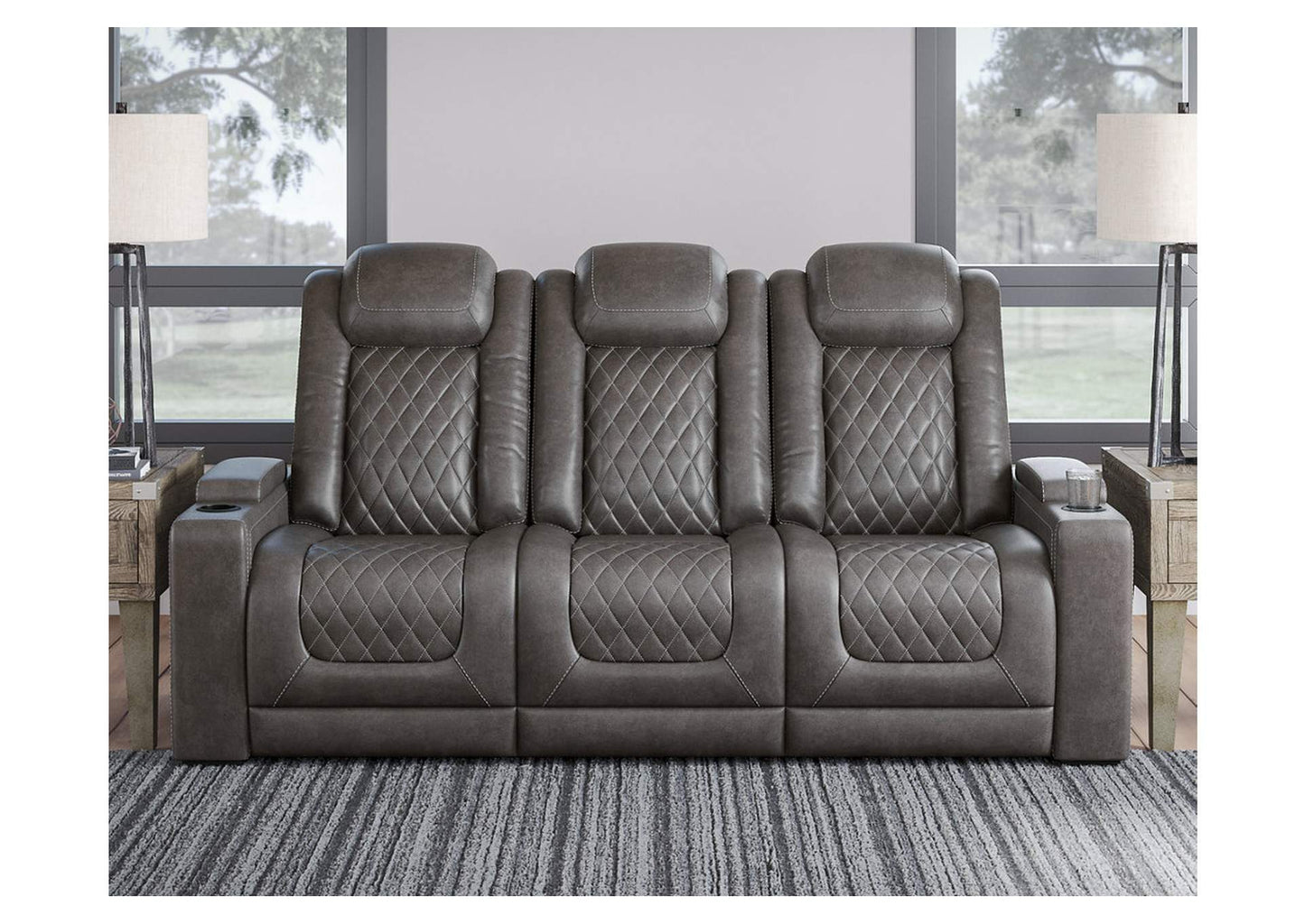 HyllMont Power Sofa, Loveseat and Recliner