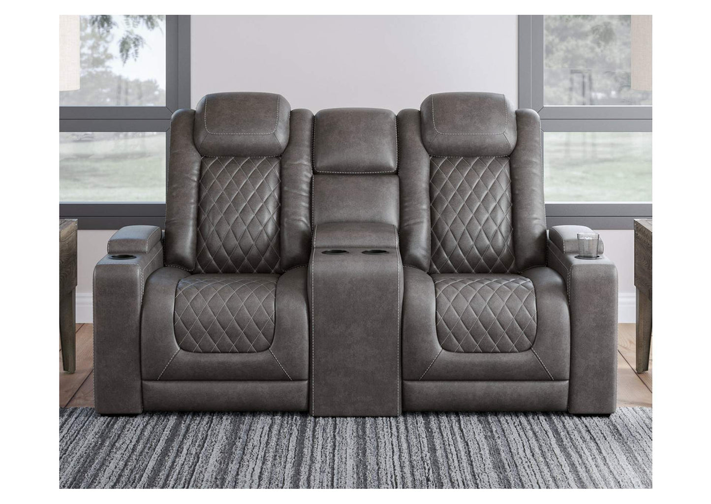 HyllMont Power Sofa, Loveseat and Recliner