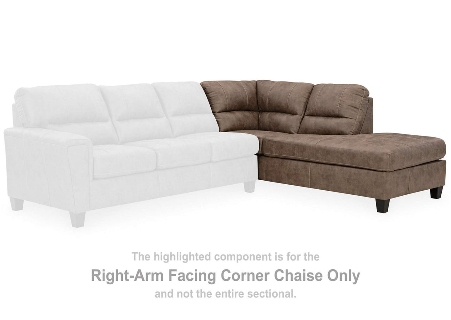 Navi 2-Piece Sectional Sofa Chaise