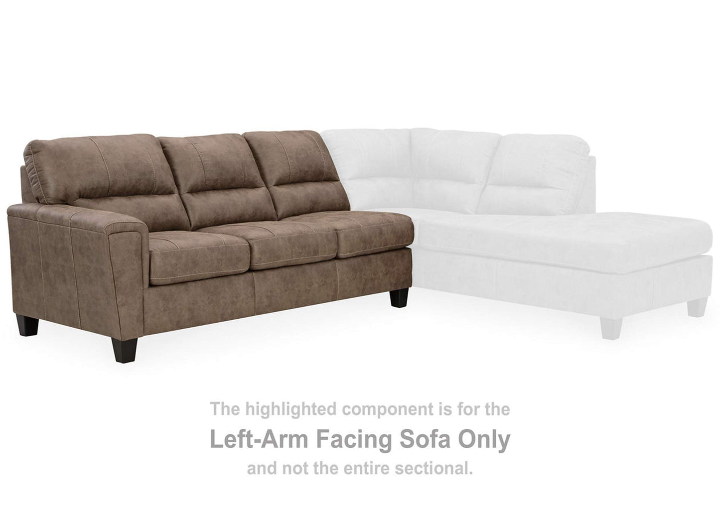 Navi 2-Piece Sectional Sofa Chaise