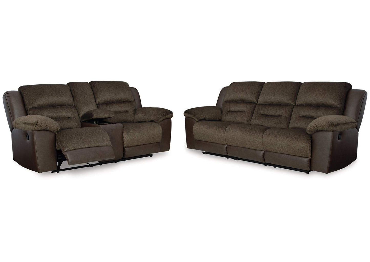 Dorman Reclining Sofa and Loveseat