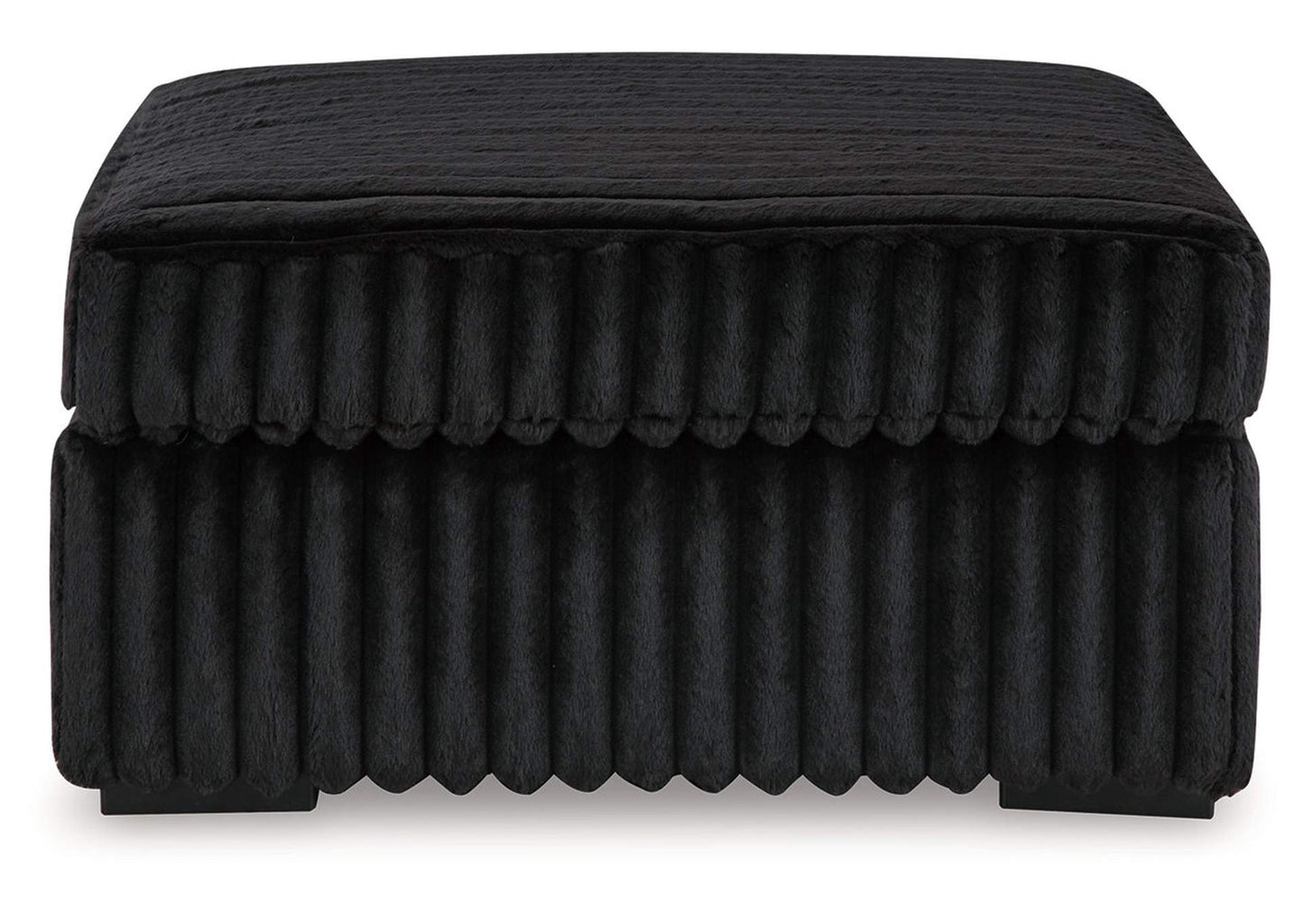 Midnight-Madness Oversized Accent Ottoman