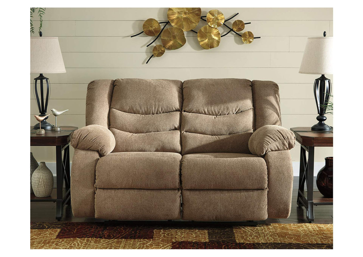 Tulen Manual Reclining Sofa and Loveseat Set