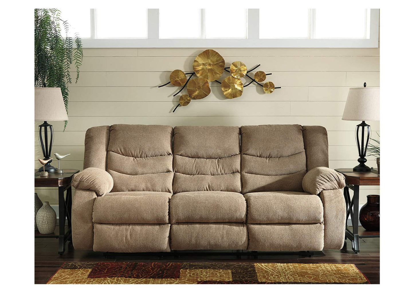 Tulen Manual Reclining Sofa and Loveseat Set