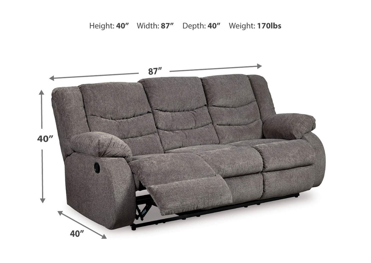 Tulen Reclining Sofa and Loveseat