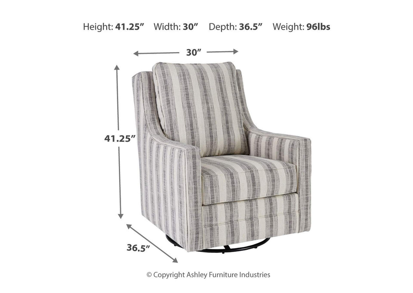 Kambria Swivel Glider Accent Chair