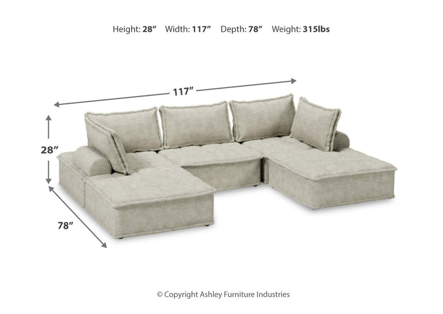 Bales 5-Piece Modular Seating