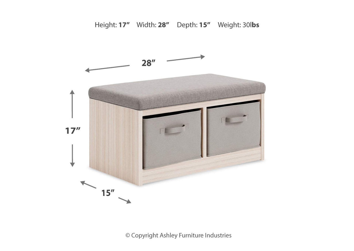 Blariden Storage Bench