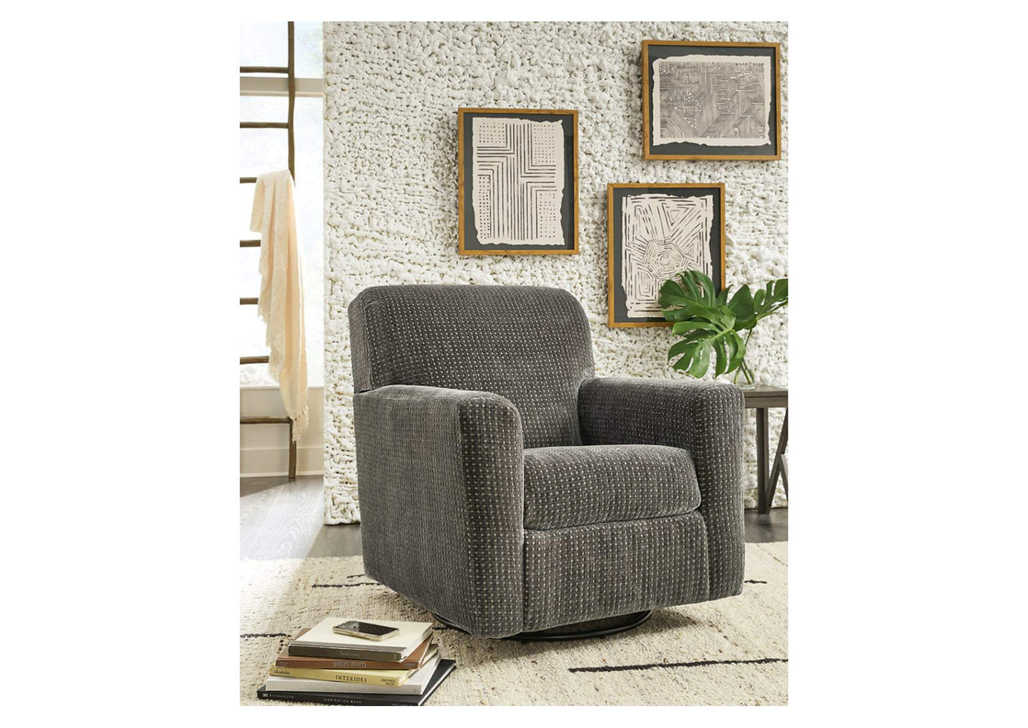 Herstow Swivel Glider Accent Chair