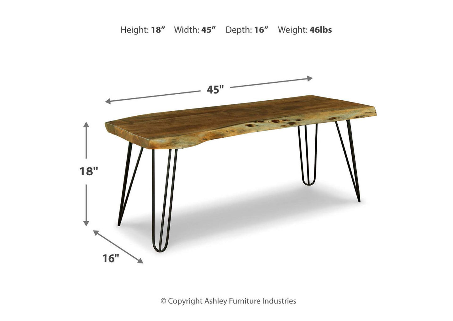 Haileeten Accent Bench