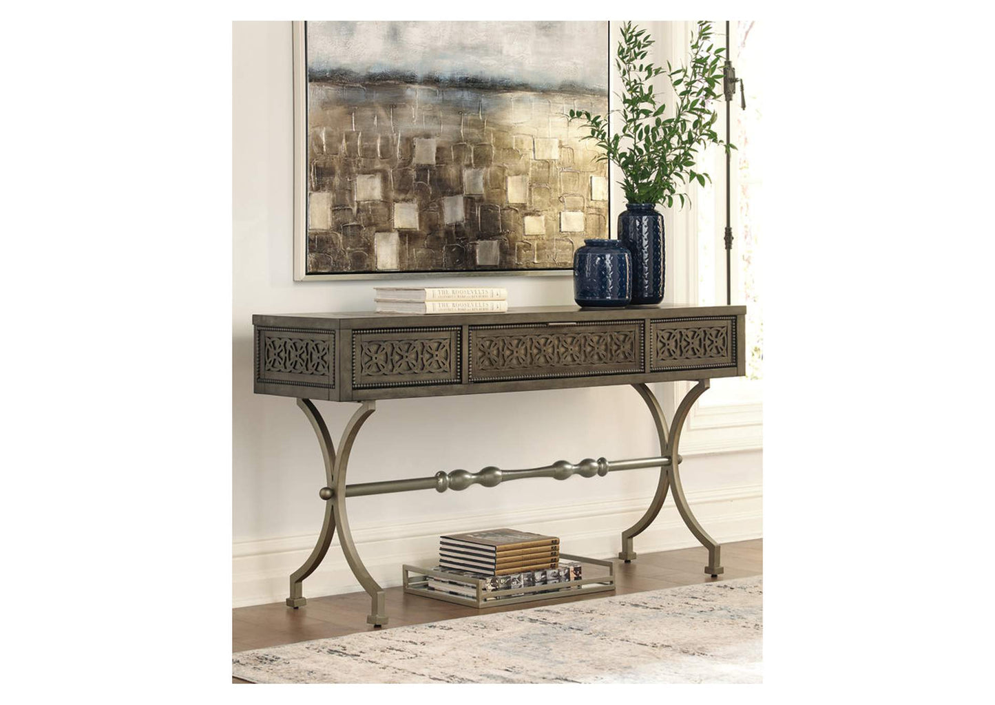 Quinnland Sofa/Console Table