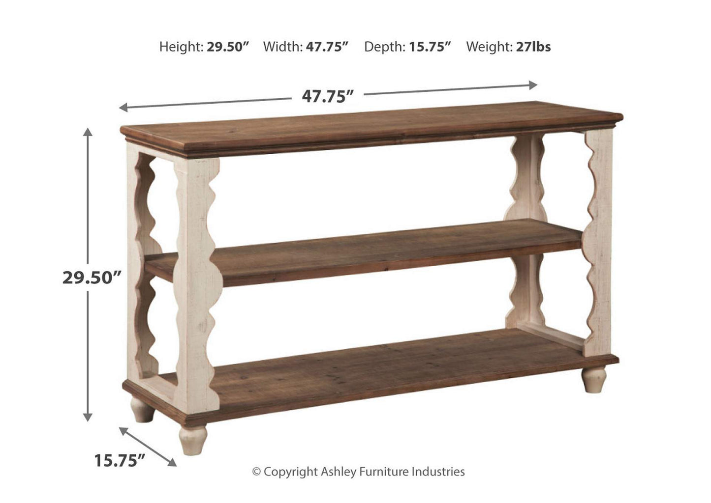 Alwyndale Sofa/Console Table