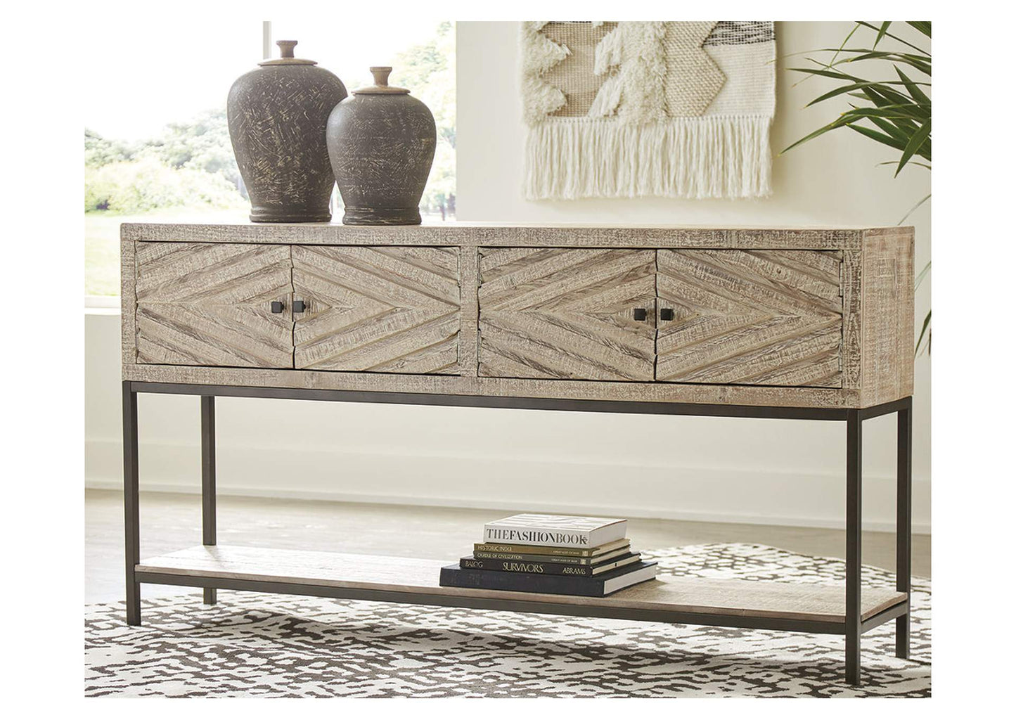 Roanley Sofa/Console Table