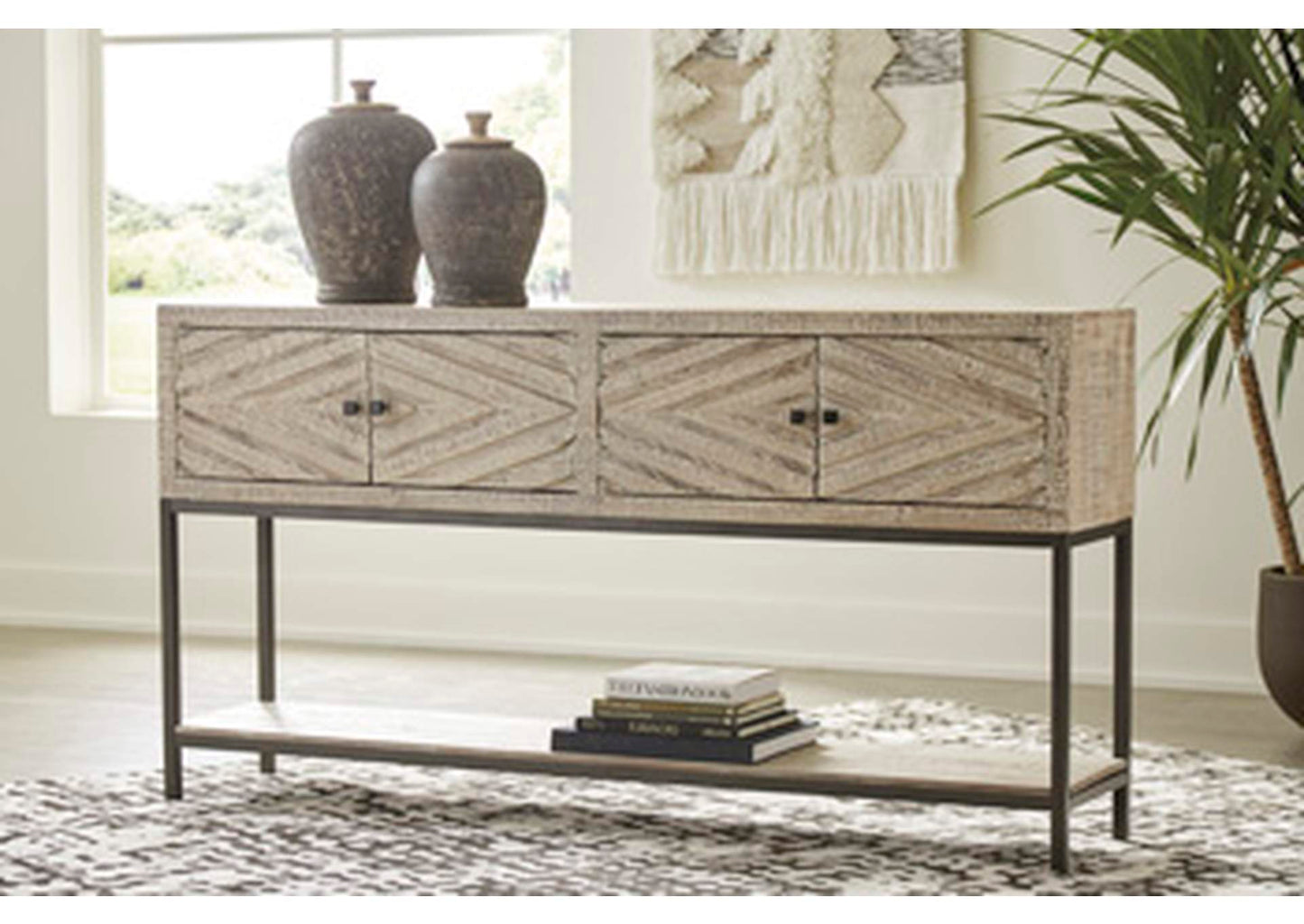 Roanley Sofa/Console Table