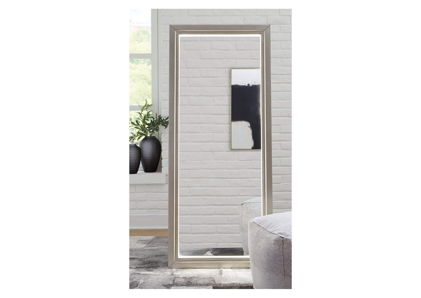 Evesen Floor Standing Mirror with Storage