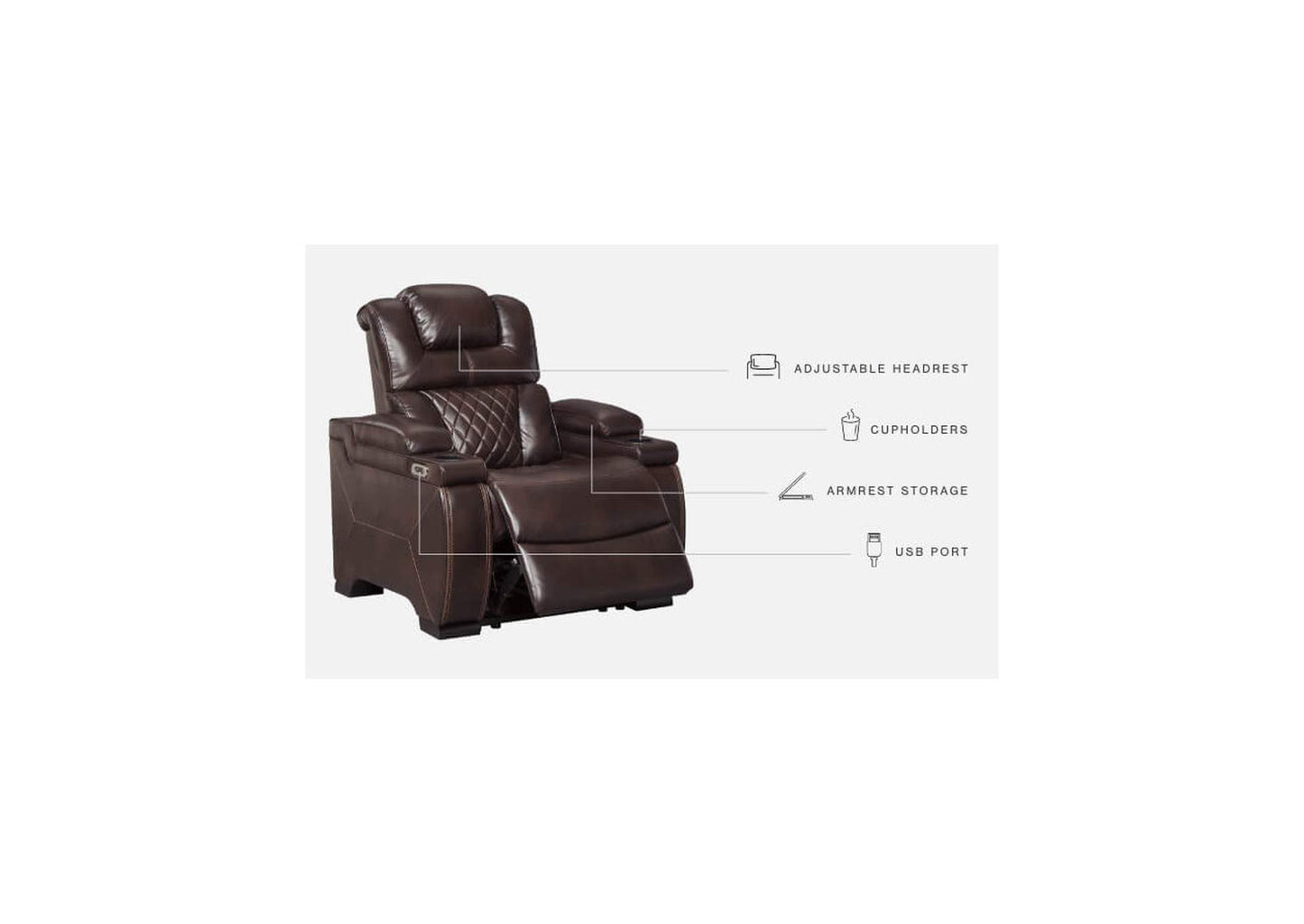 Warnerton Power Reclining Sofa, Loveseat and Recliner Set