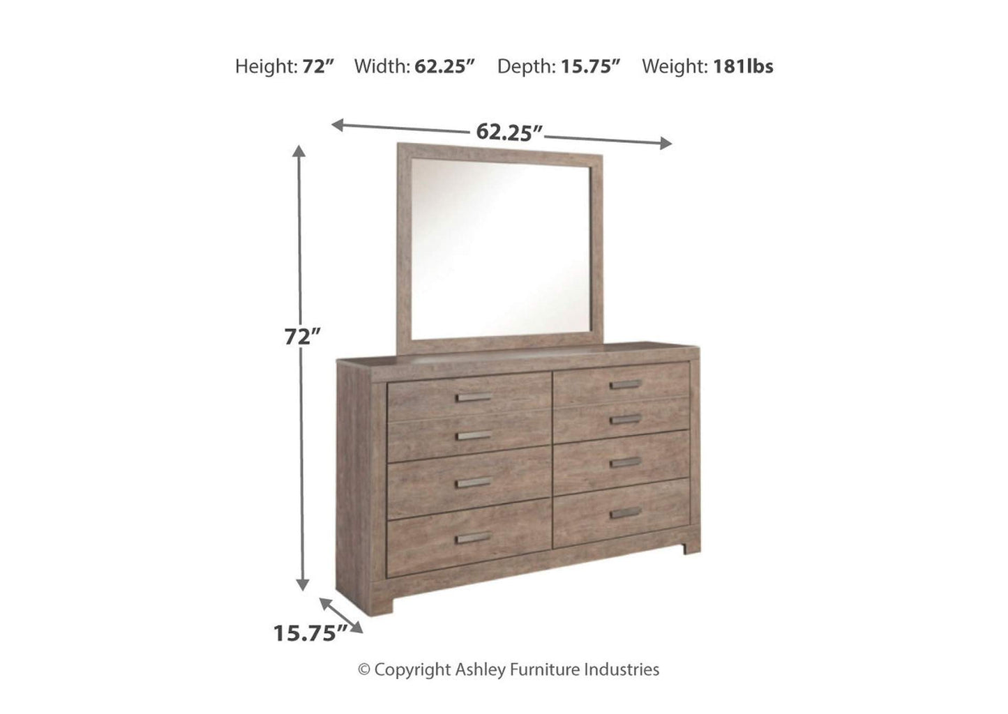 Culverbach Dresser and Mirror