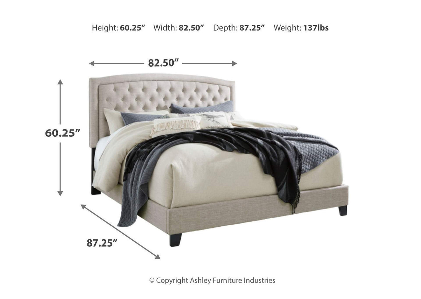 Jerary King Upholstered Bed