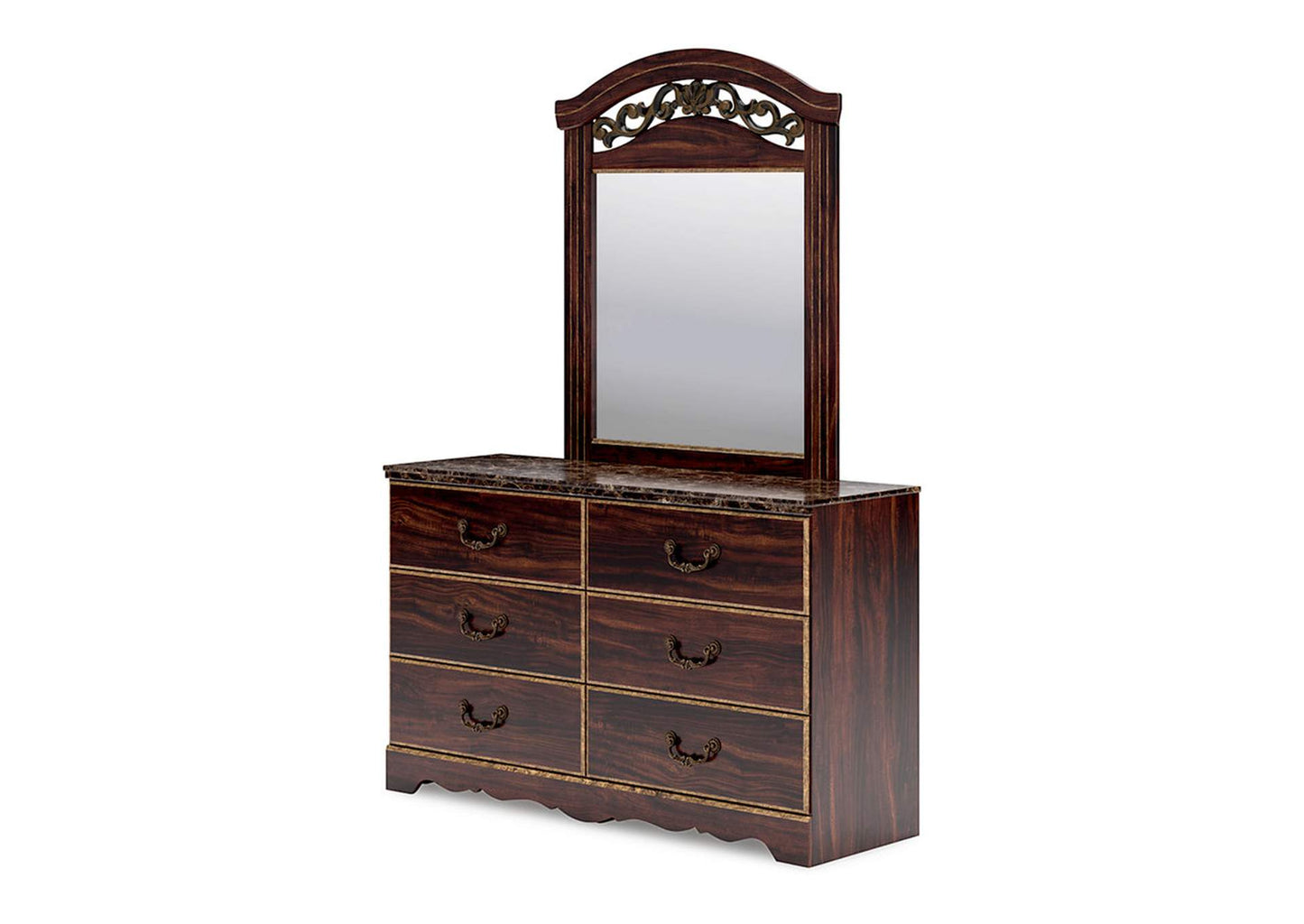 Glosmount Dresser and Mirror