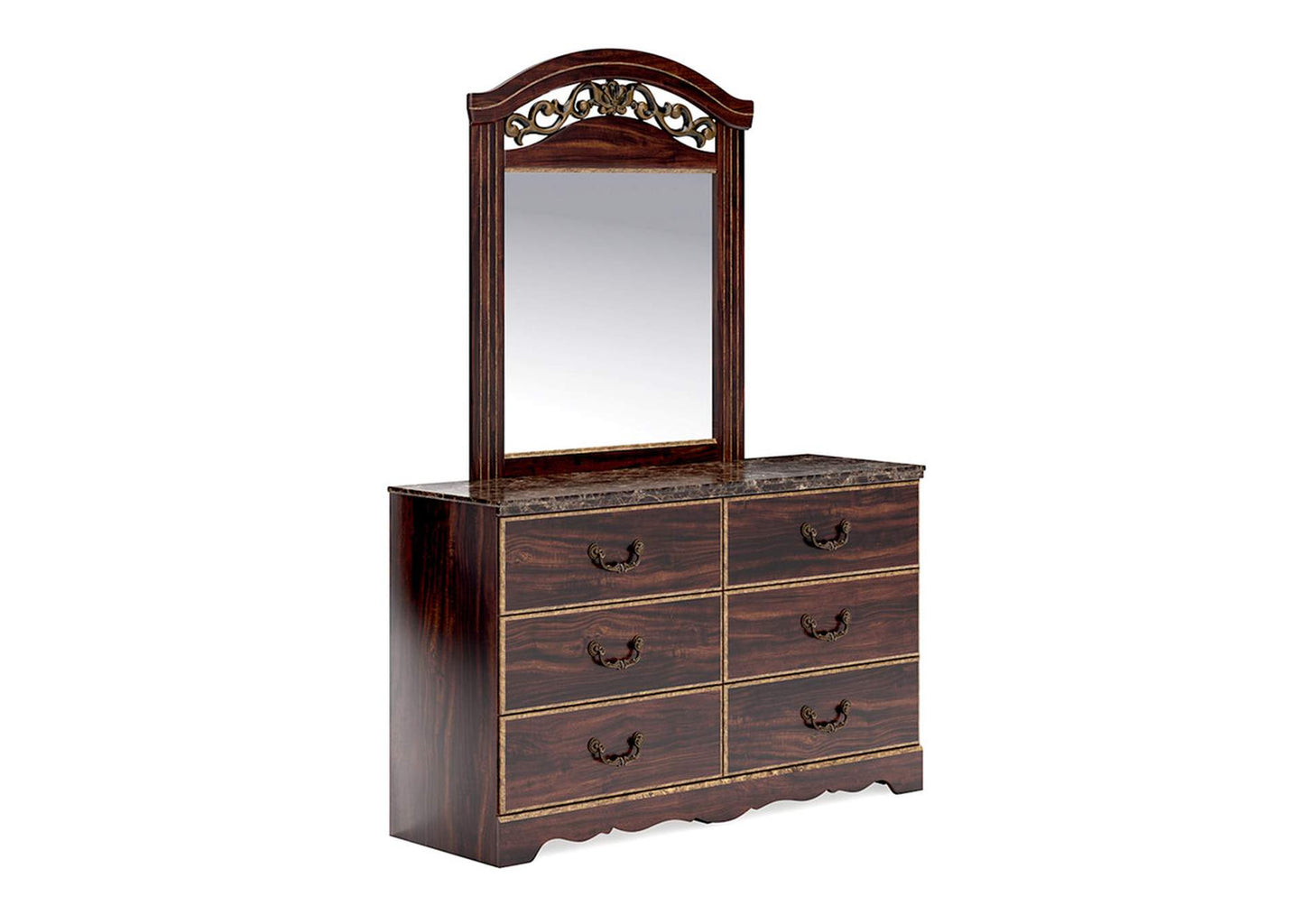 Glosmount Dresser and Mirror