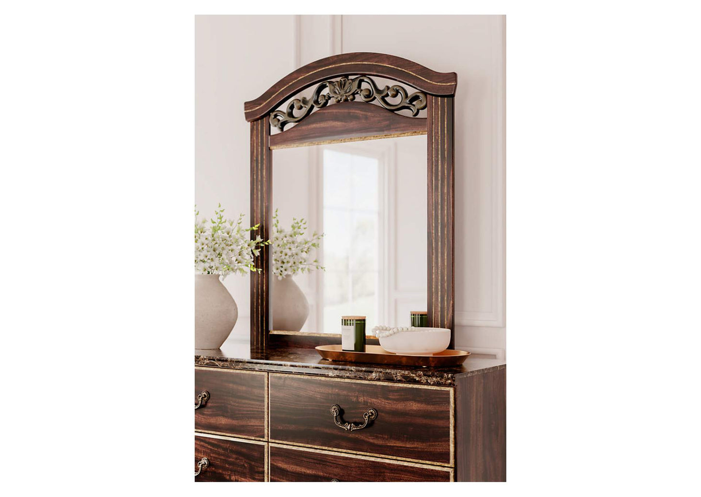 Glosmount Dresser and Mirror