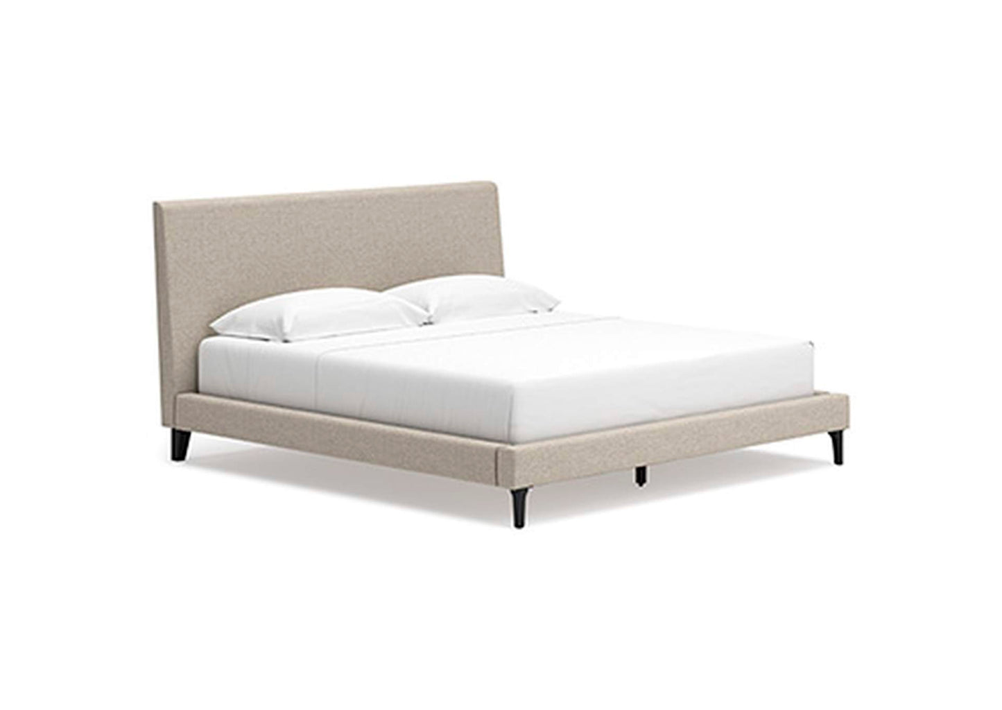 Cielden King Upholstered Bed with Roll Slats