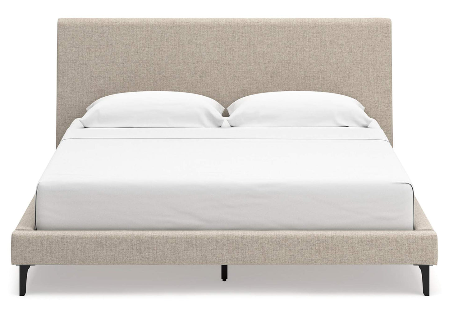 Cielden King Upholstered Bed with Roll Slats