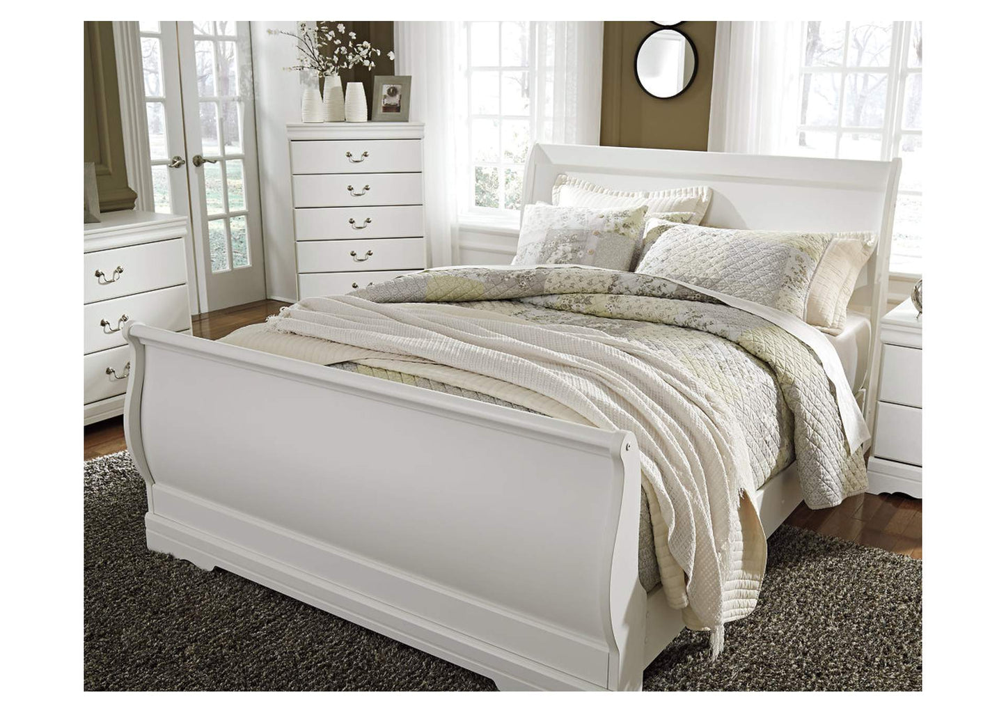 Anarasia Queen Sleigh Bed