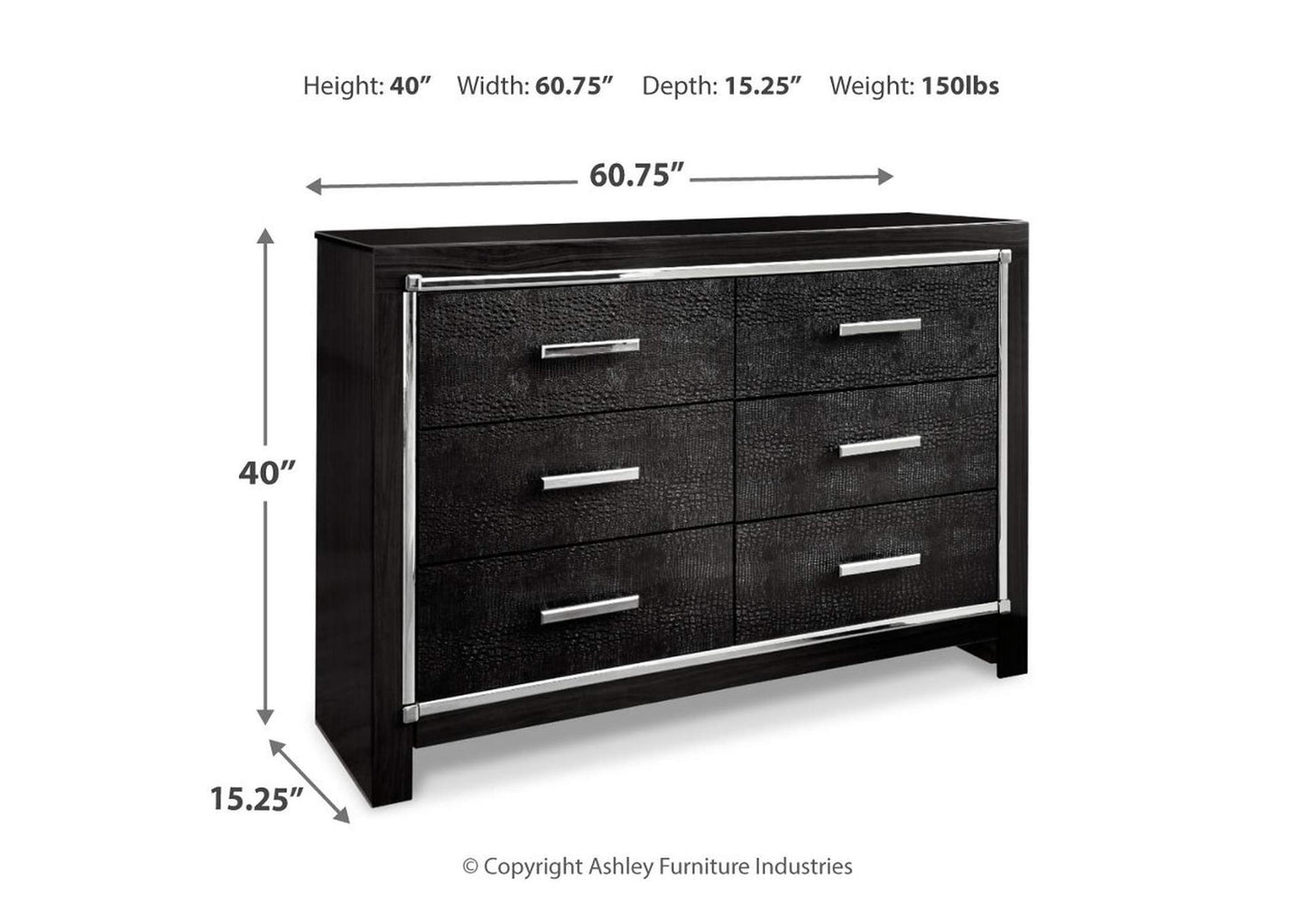 Kaydell Dresser and Mirror