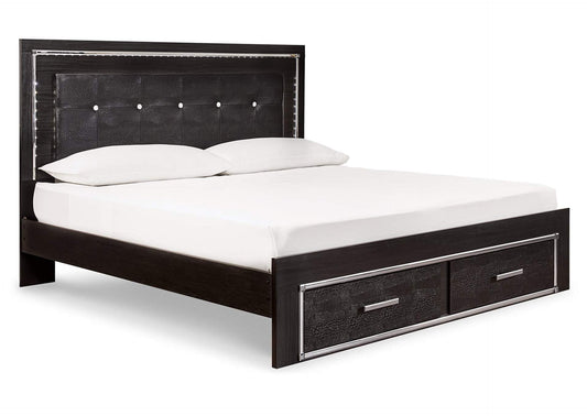 Kaydell King Panel Bed with Storage