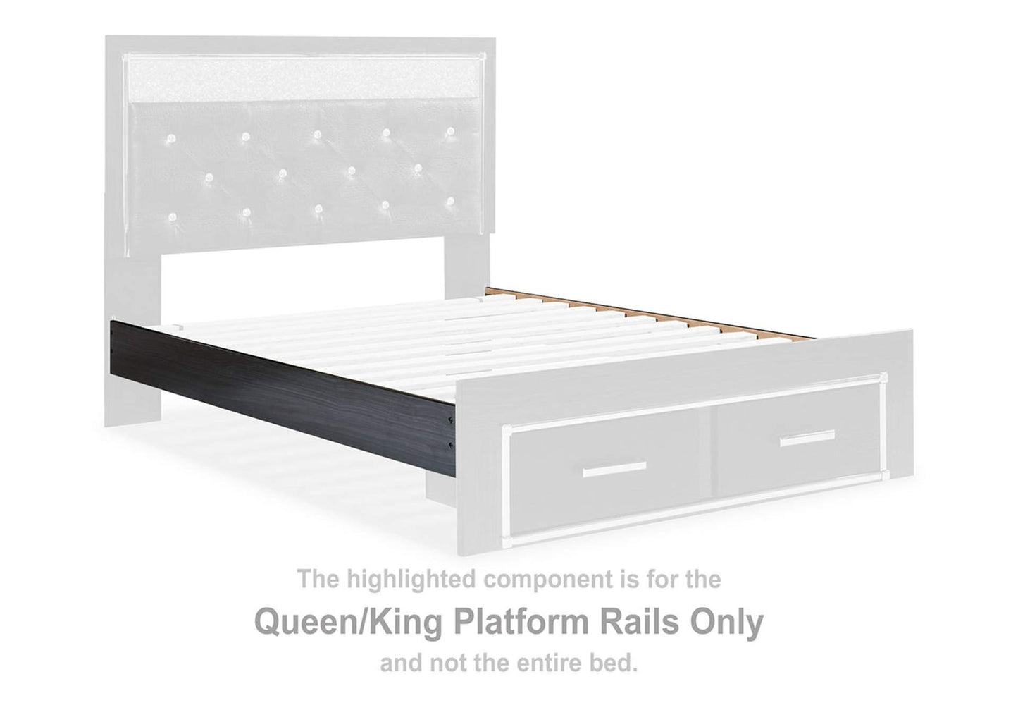 Kaydell King Upholstered Panel Storage Platform Bed