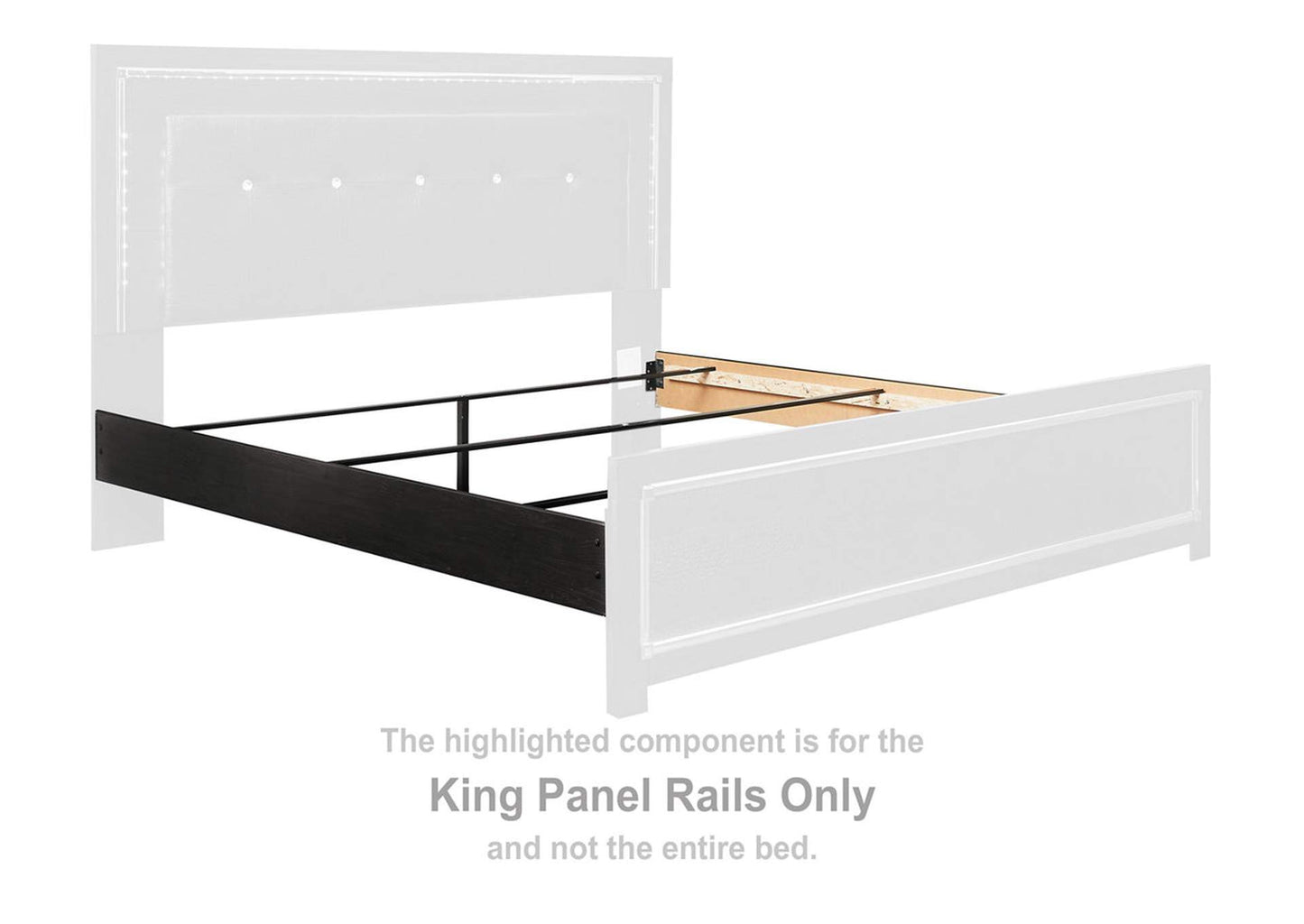 Kaydell King Upholstered Panel Storage Bed