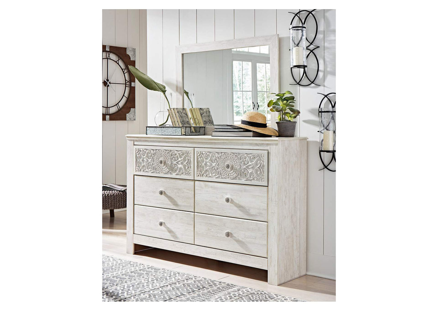 Paxberry Dresser and Mirror