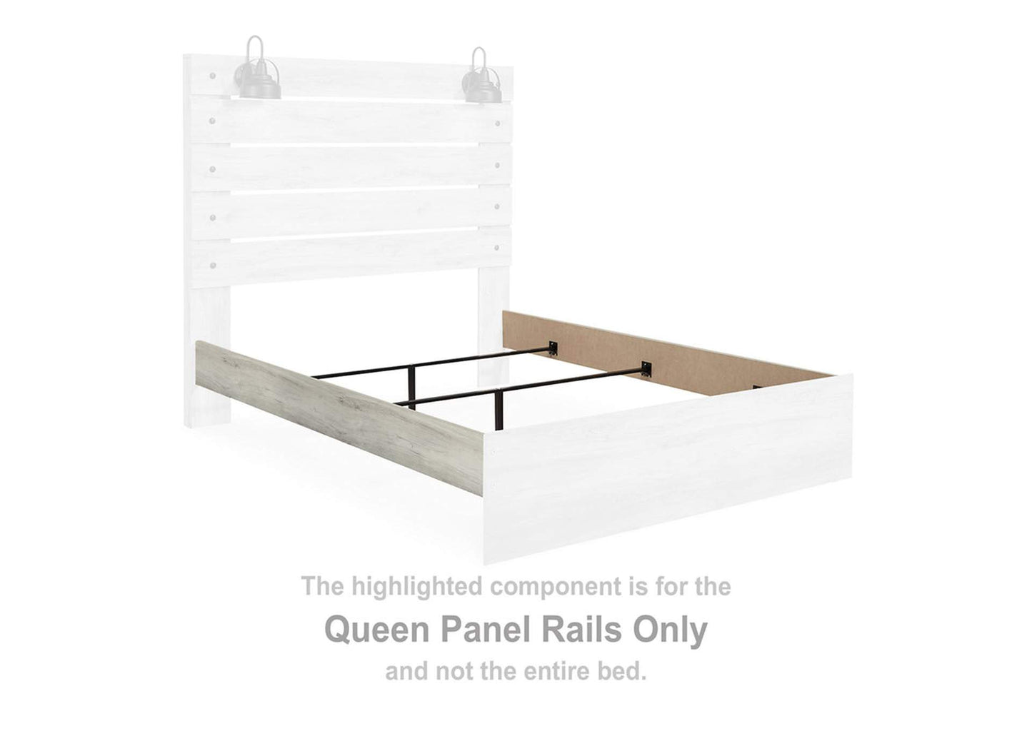 Cambeck Queen Panel Bed with 2 Storage Drawers