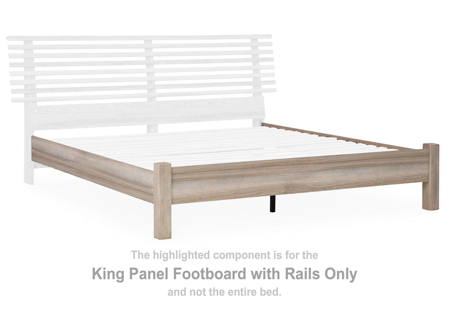 Hasbrick King Slat Panel Bed