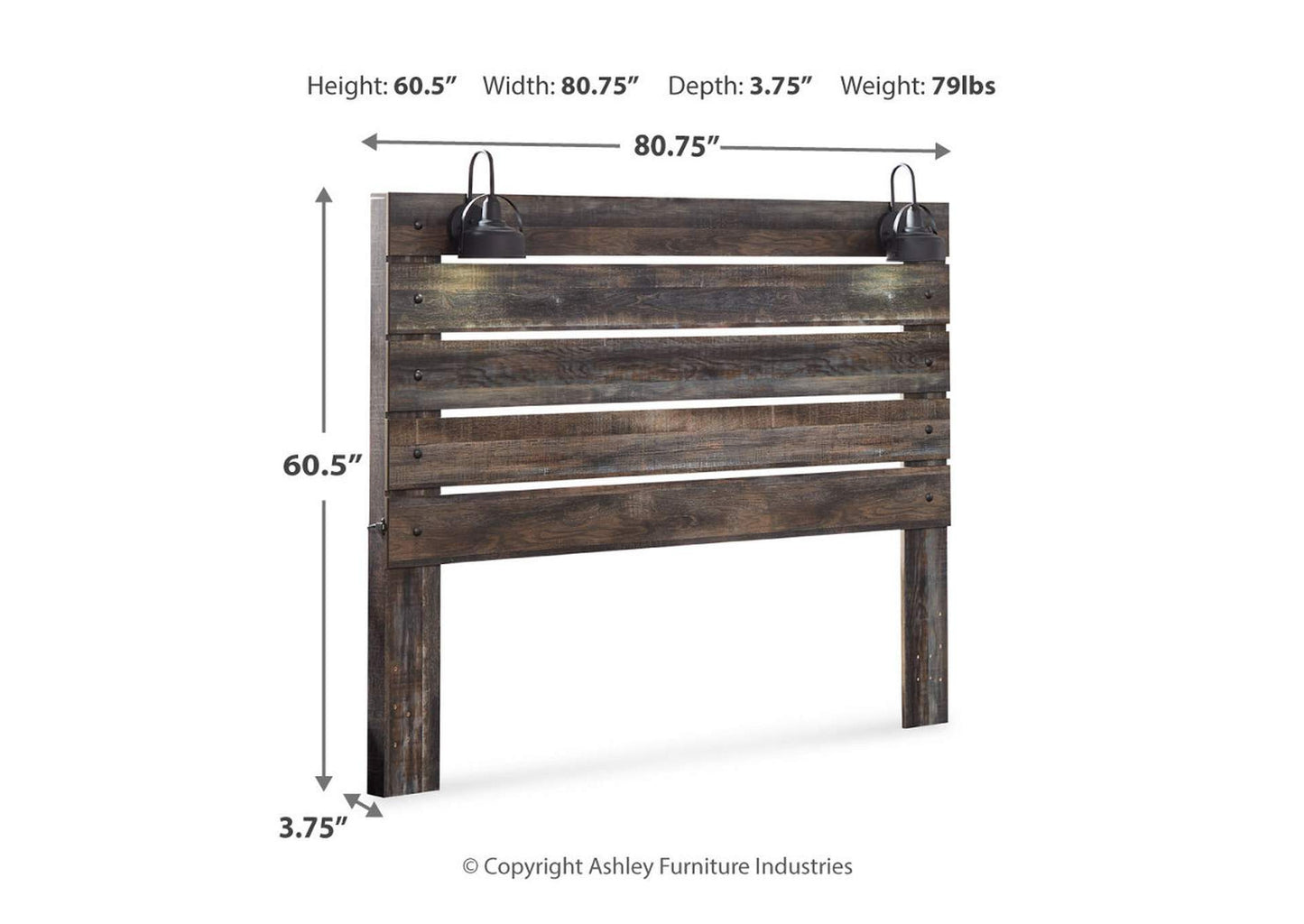 Drystan King Panel Headboard