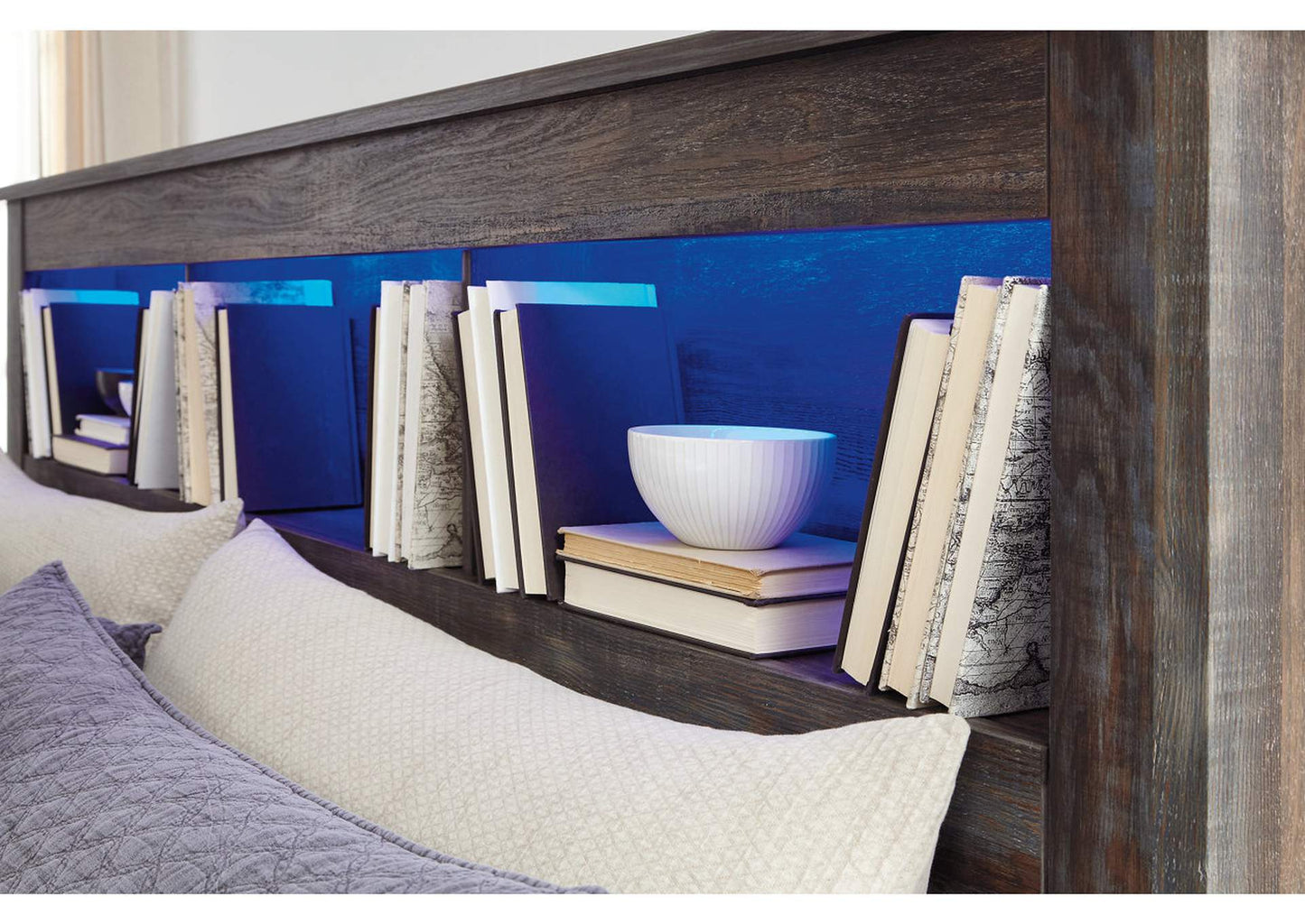 Drystan Queen Bookcase Headboard