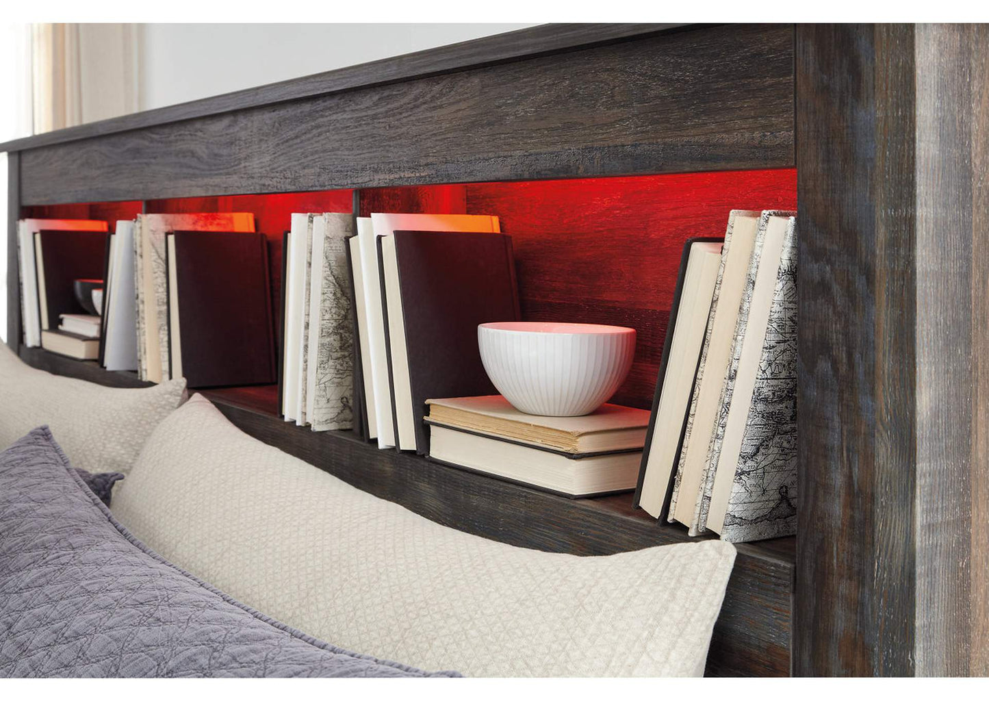 Drystan Queen Bookcase Headboard