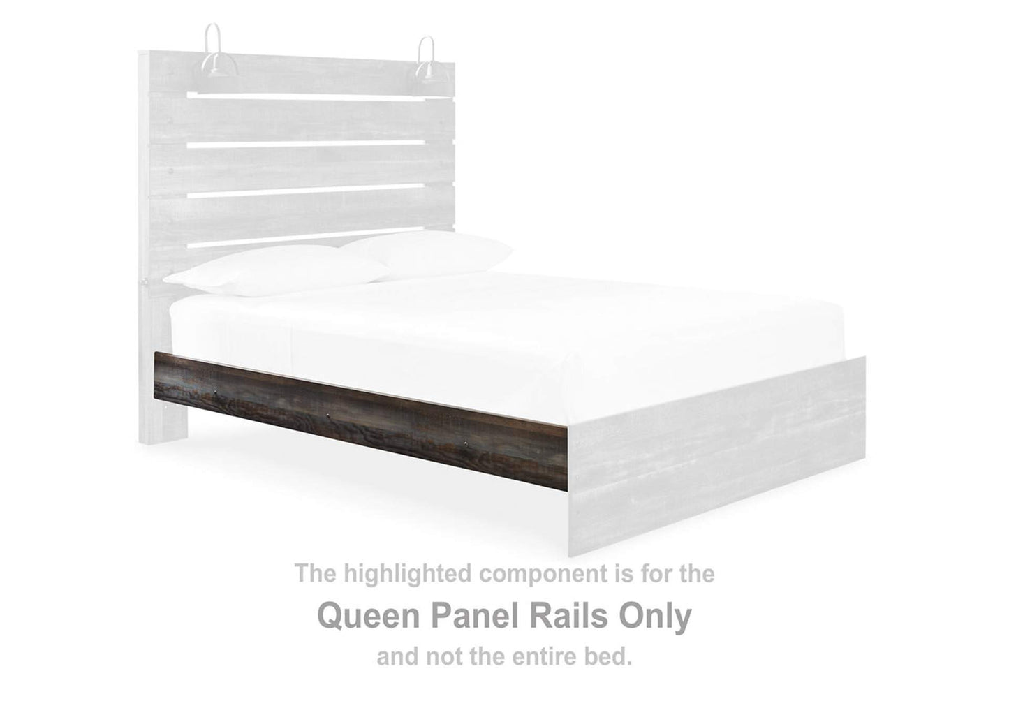 Drystan Queen Panel Bed with 2 Storage Drawers