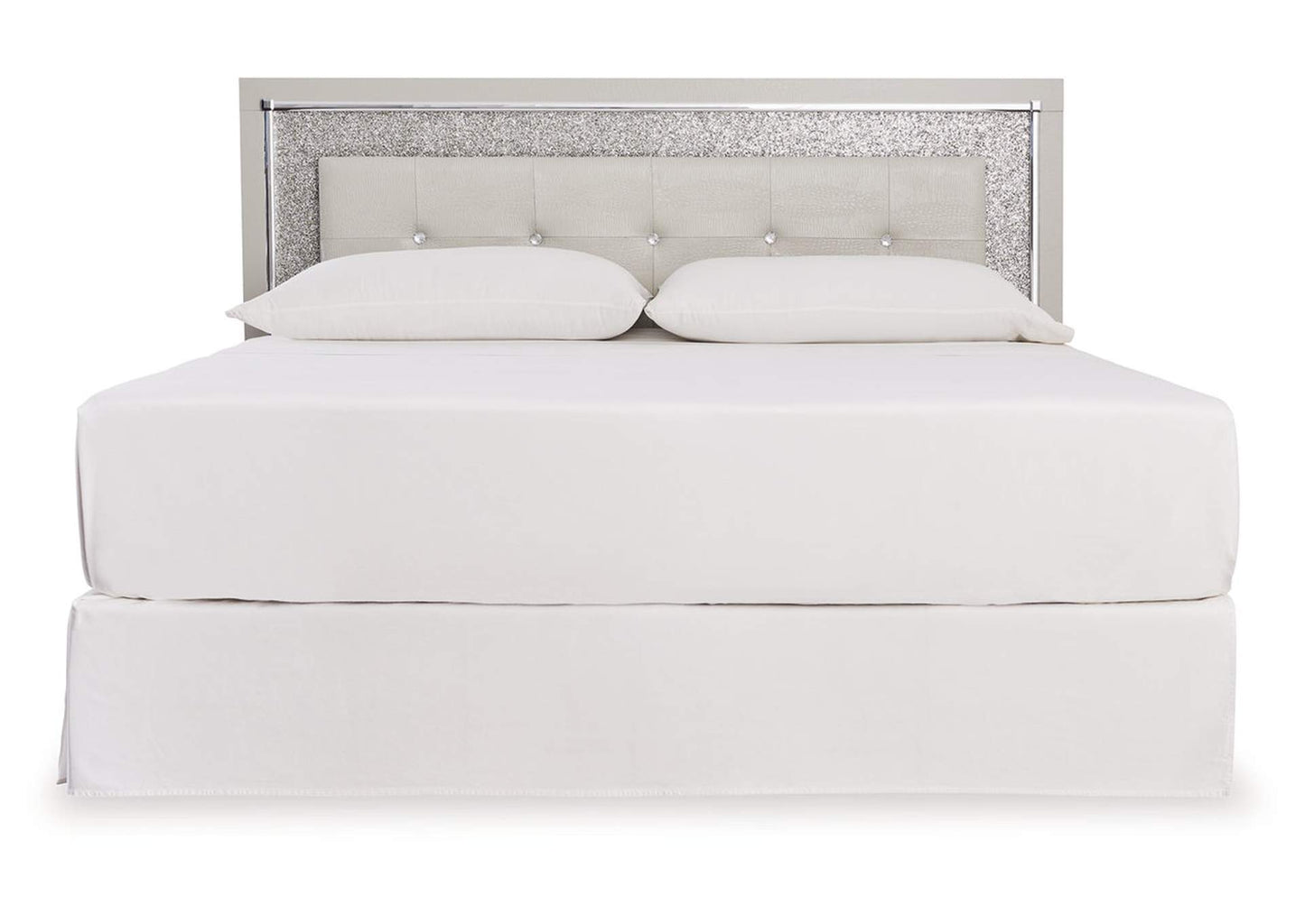 Zyniden King Upholstered Panel Headboard