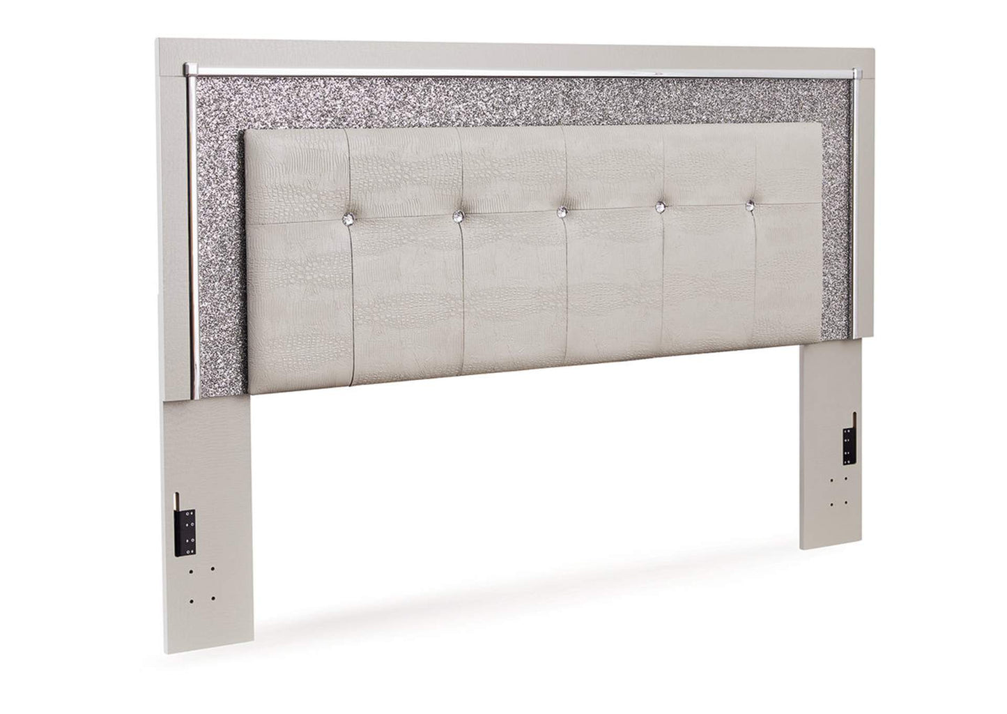 Zyniden King Upholstered Panel Headboard